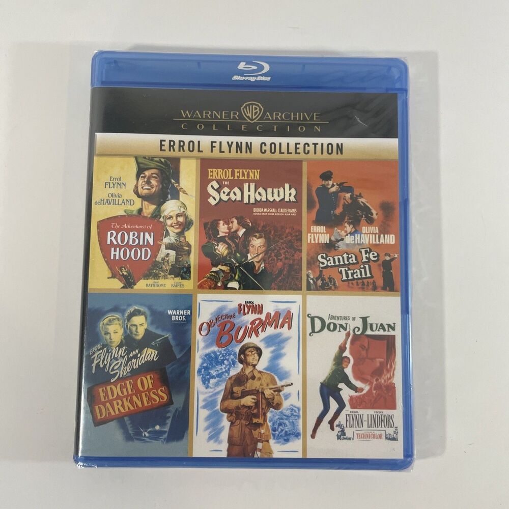 Errol Flynn Collection [New Blu-ray] Boxed Set, Digital Theater System, Mono S